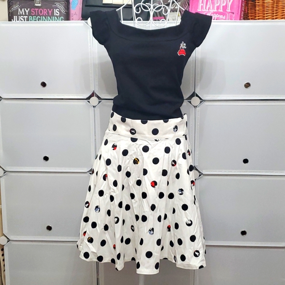 Minnie Mouse skirt and shirt size medium